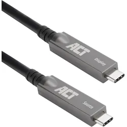ACT USB-C 3.2 Gen2 Active Optical Cable (AOC), for touch panels, video, data, power, 3m (3 m, USB 3.2 Gen 2, 60 W), USB Kabel