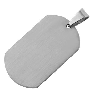 Kettenanhänger ADELIA´S "Anhänger – Gravuranhänger aus Edelstahl", silber, Schmuckanhänger, Damen, Edelstahl, Kettenanhänger, Zum Verschenken – ideal zum einen besonderen Tag