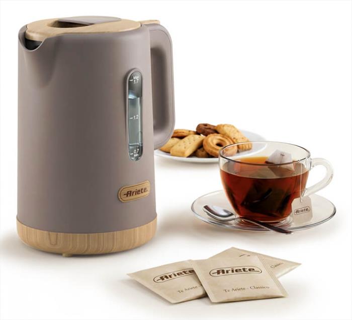 Ariete 2846 Breakfast Wood Bollitore-grigio, Legno