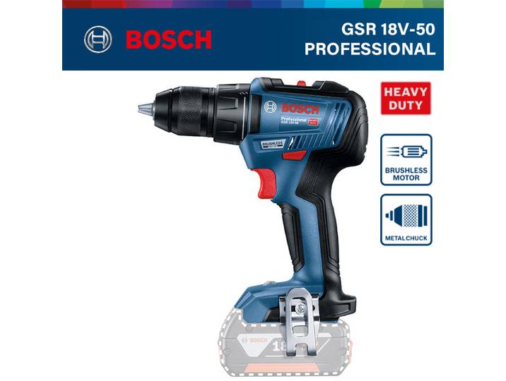 Bosch GSR 18V-50 perceuse sans fil batterie au Lithium tournevis électrique moteur sans brosse outil électrique professionnel
