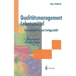 Qualitätsmanagement Lebensmittel, Fachbücher