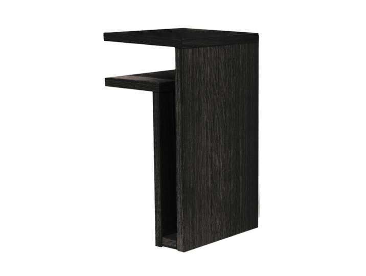 Maze F-Regal schwarz Ablage nach links
