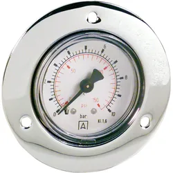 Manom. Stahlblechg.0-10bar40mmÝG1/8