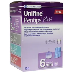 Unifine Pentips plus Kanüle 31 G 6 mm 100 St