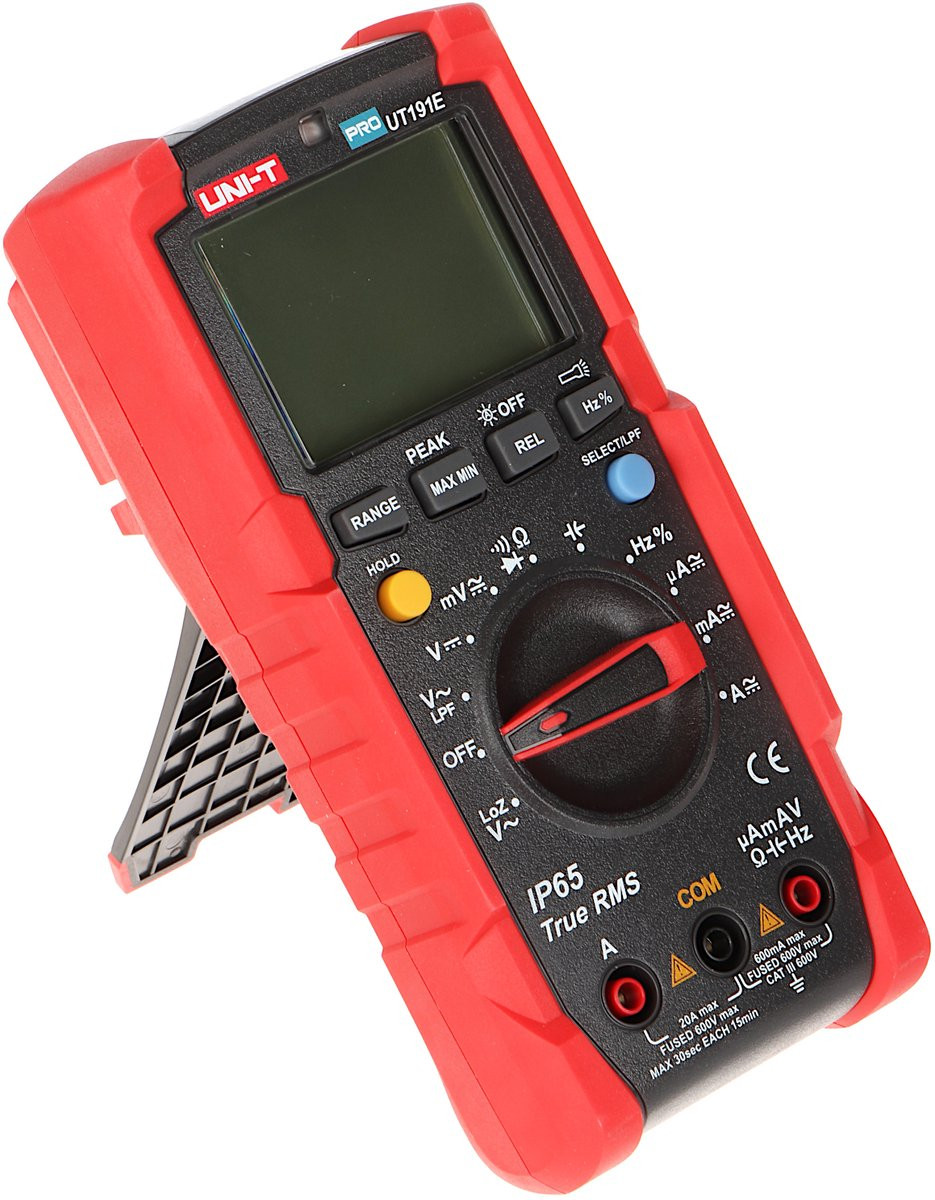 UNI-T UT-191E Multimeter - True RMS - Waterdicht - LCD display