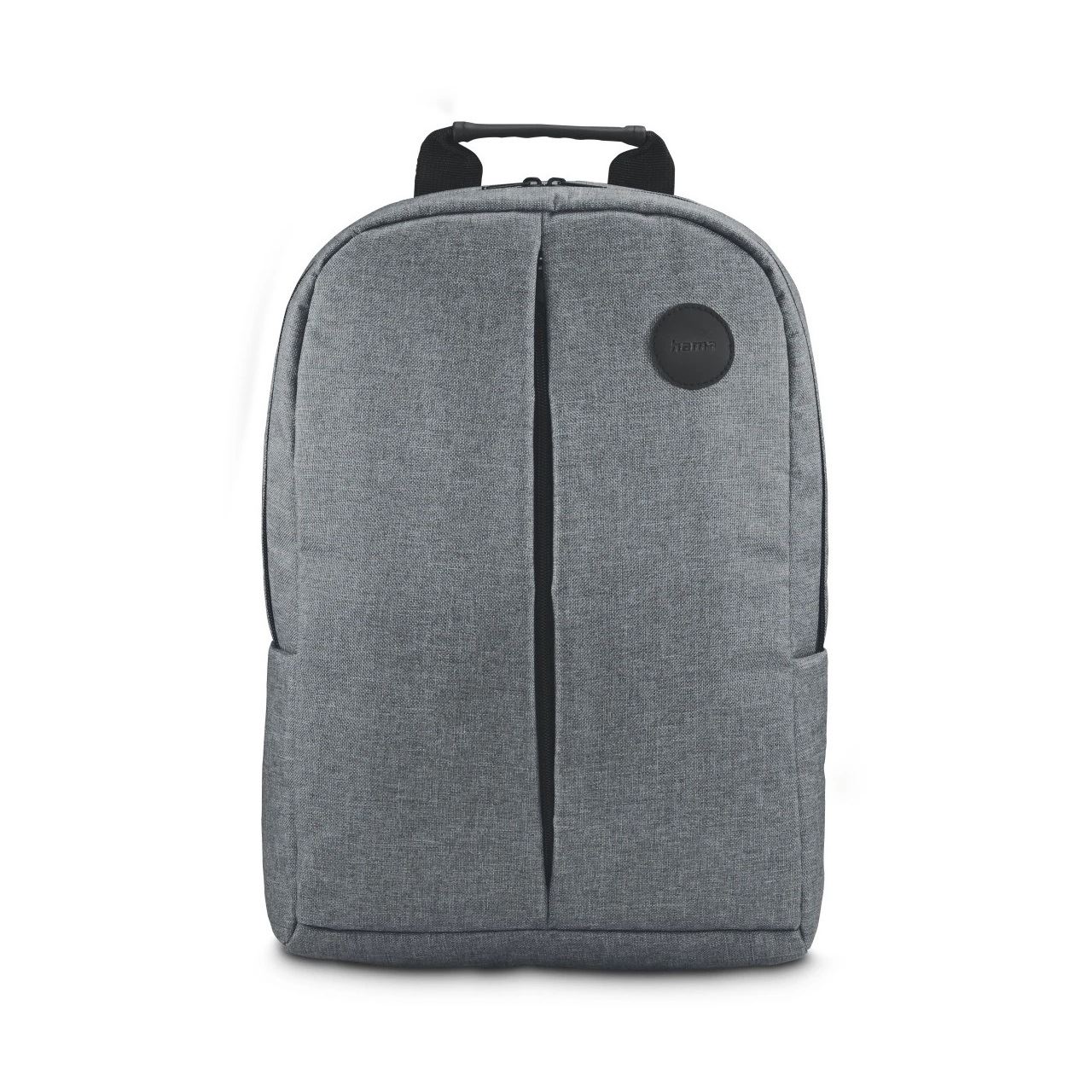 hama Laptop-Rucksack Genua Polyester grau bis 39,6 cm (15,6 Zoll)