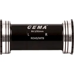 CEMA Innenlager BB86-BB92 für CAMPA UT W: 86,5/92 x ID: 41 mm Keramik - schwarz, Interlock
