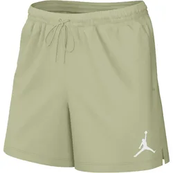 NIKE Jordan Fleece Shorts Damen 371 - olive aura/white S