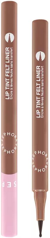 SEPHORA - LIP TINT FELT LINER - Filzlippenstift ohne Abfärben, 1 ml,  Cocoa swipe