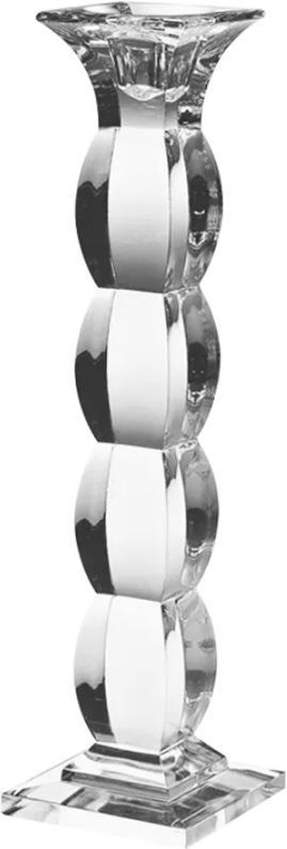 LUXE Gard kristallen kandelaar voor stompkaarsen, 31 cm