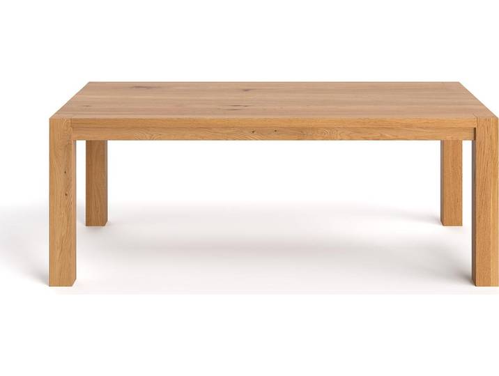 Table Gustav classique en bois massif\, 200x80 cm\, chêne\, moderne