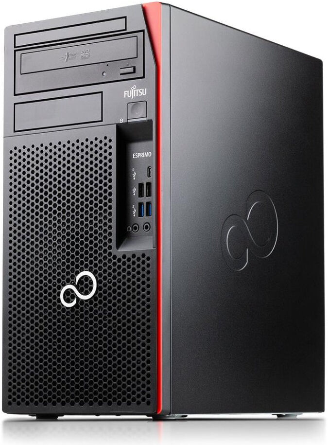 Fujitsu Esprimo P958, Intel Six Core i5 9600, 32GB RAM, 1TB SSD, DVD Laufwerk, Windows 11 Pro, Norton Internet Security Refurbished