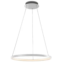 ROSSINI ILLUMINAZIONE ZERUM Pendelleuchte LED 32W 3000K Weiß - Ringleuchte aus Aluminium IP20 Minimales Design für moderne Umgebungen - Rossini Group