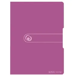 Herlitz Klemmmappe violett, 24x33 cm