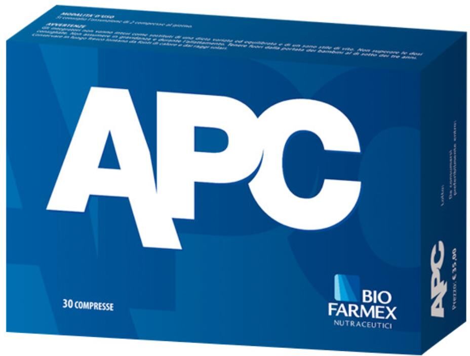 BIOFARMEX Srl APC 30 compresse integratore multivitaminico energia e benessere quotidiano