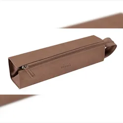 Rhodiarama Hartschalenmäppchen, rechteckig 23x5x5 cm - Taupe 319014C