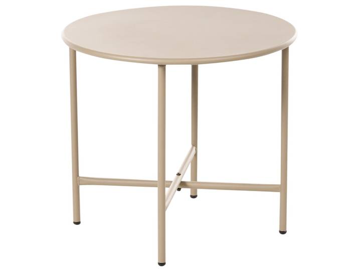 BISTROTISCH 50/50 cm Metall Beige Ovaro