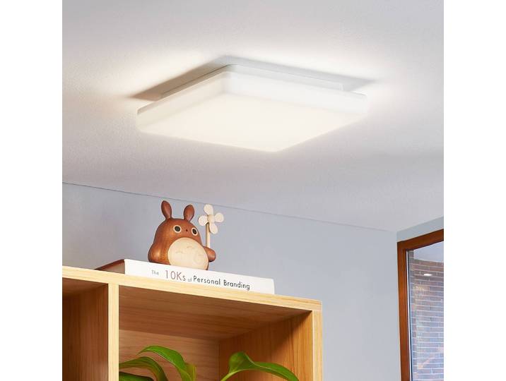 LED Deckenlampe Artin PRIOS, weiß / opal, für Badezimmer, Kunststoff, Modern, LED Deckenleuchte
