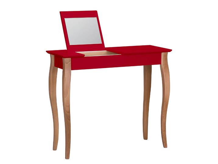 Schminktisch 85cm Rot/Rot