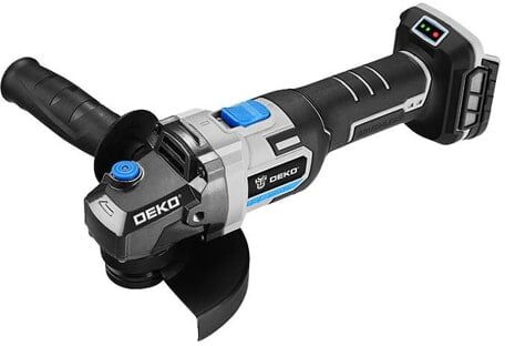 DEKO Tools DKAG20BL01-S5. Smerigliatrice angolare a batteria Litio senza spazzole 20V