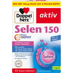 Doppelherz Selen 150 2-Phasen Depot 45 ST