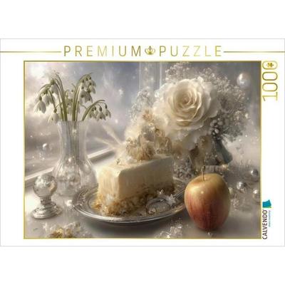 CALVENDO Puzzle Winterzauber - stille Eleganz im frostigen Licht | 1000 Teile Lege-Größe 64x48cm Foto-Puzzle für glückliche Stunden