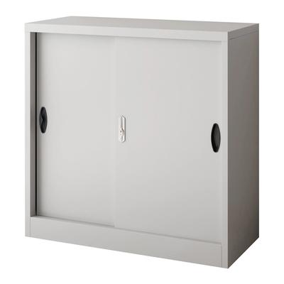 Helloshop26 - Büroschrank Spind Aufbewahrungseinheit für Büro Werkstatt Schlafzimmer Stahlbüroschrank Rieti lackierter Stahl 90 x 03_0008814