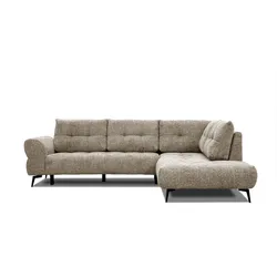 ECKSOFA SALVINI 5-Sitzer, taupe