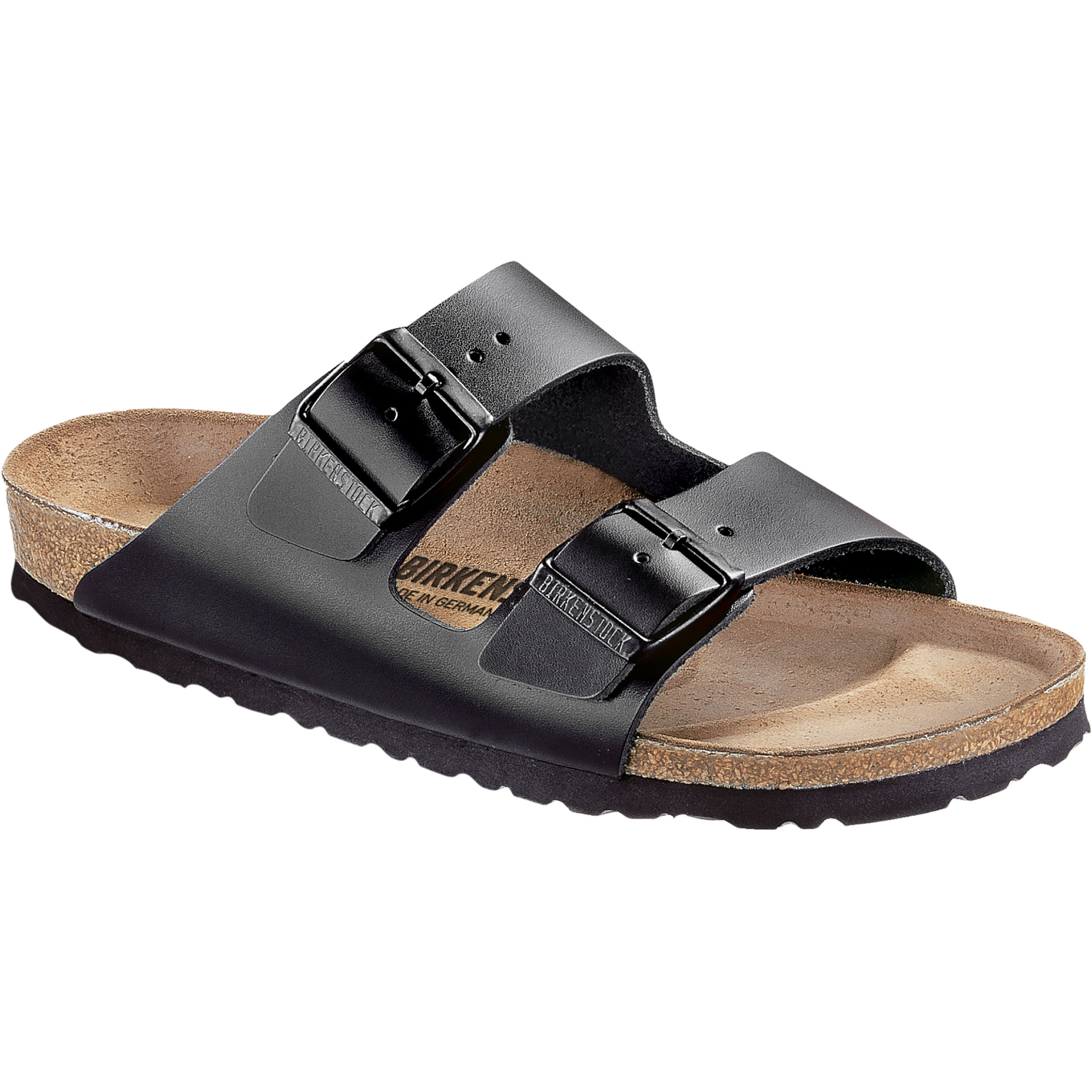 Birkenstock Arizona Leather Narrow Sandale Sandalen schwarz Größe 36 Lifestyle