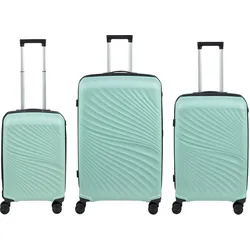 Reisekofferset Capri Mintgrün, 3-teilig