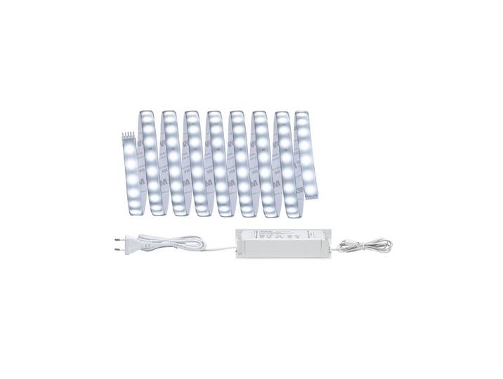 Paulmann MaxLED 500 Basisset IP44 3m tageslicht MaxLED, dimmbar, alu / grau / zink, für Wohn- / Esszimmer, Kunststoff
