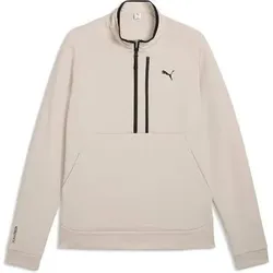 Puma Herren Freizeit / Mode Sommer GJ Sweatshirts Sweatshirts lg.Arm He/Uni PUMATECH Half Zip DK, Größe L in beige beige