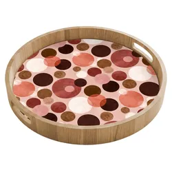 TABLETT Kreise - Modern - Farbenfroh Servierplatte 40x40 cm