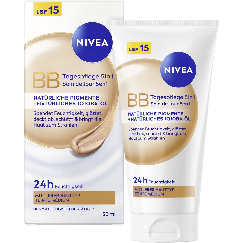 Nivea 5in1 Tagespflege BB mittel SPF 15 50 ml