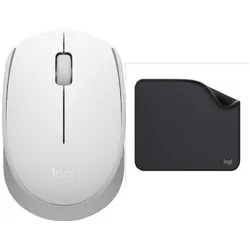 Morele Mysz Logitech M171 biała (910-006867) + Studio Series - GRAPHITE (956-000049) (Kabellos), Maus, Weiss, Grau