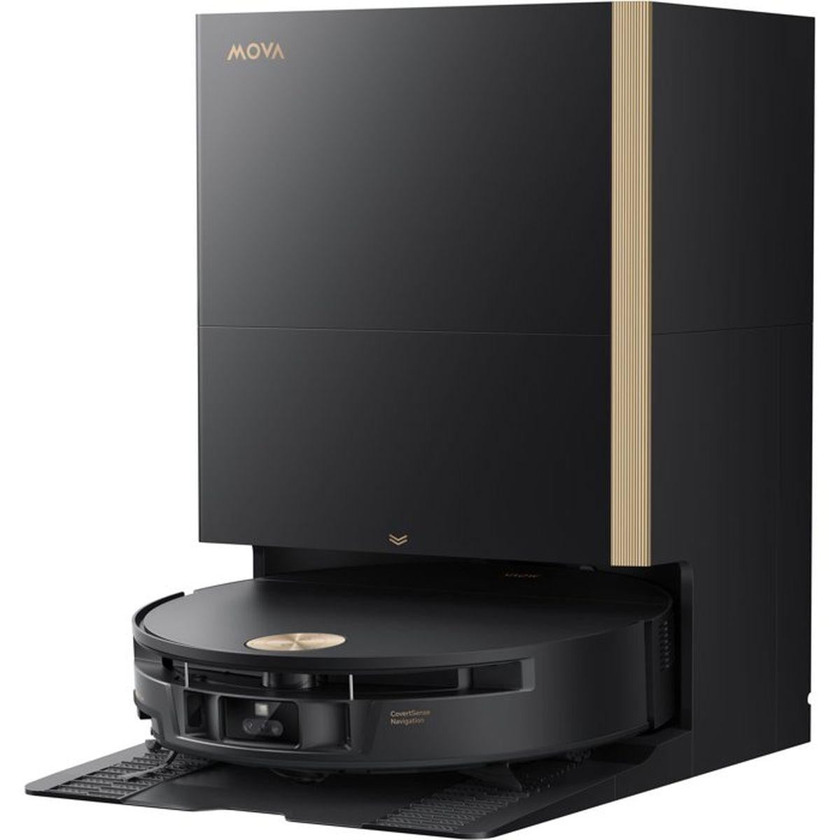 MOVA S70 Ultra Robotstofzuiger met dweilfunctie en 32.000 Pa zuigkracht, zwart