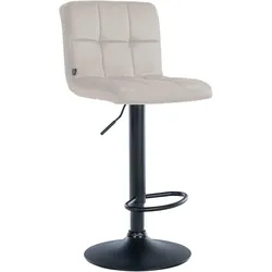 Barhocker Peru Samt schwarz