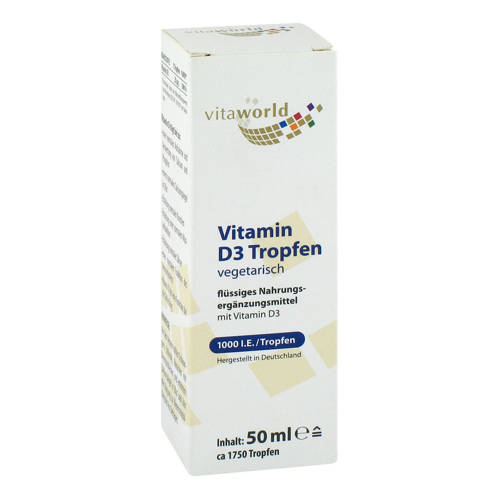 Vita World GmbH Vitamin D3 1.000 I.e. pro Tag Tropfen zum Einnehmen 14238490