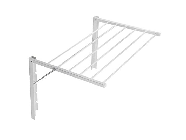 ABJ Majka Wandwasdroger voor de muur, droogrek, wandmontage (60 cm, wit) (Wit, 60 cm)