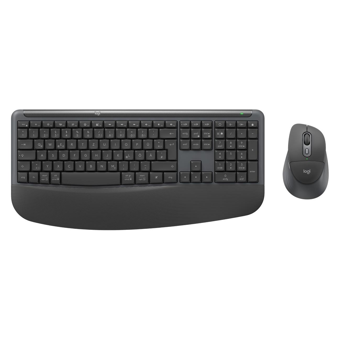 Logitech MK880 For Business - GRAPHITE (DEU) (DE, Kabellos) (920-014047)