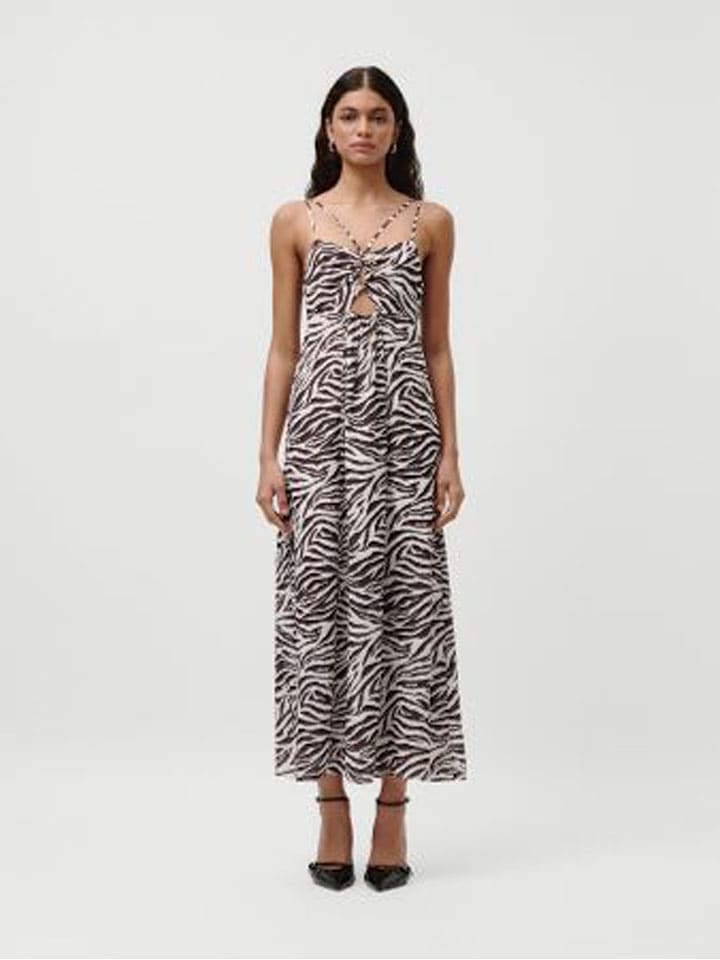 LeGer Kleid "Manja" in Beige/ Braun - 36