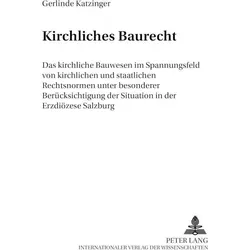 Kirchliches Baurecht, Fachbücher von Gerlinde Katzinger