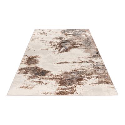 Teppich OBSESSION "My Nevada 340", grau, B:120cm H:5mm L:170cm, Polyester, Teppiche, Teppich, modernes 3D-Design, abstaktes Motiv, Wohnzimmer