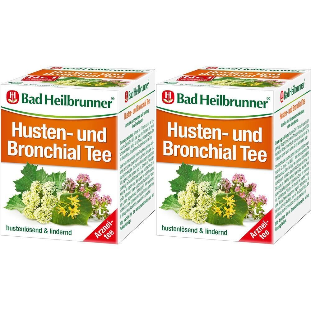 BAD Heilbrunner Husten- und Bronchial Tee N Fbtl. 2x 2x8x2 g Filterbeutel