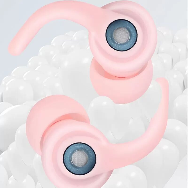 INF Bouchons d'oreille antibruit avec filtre - Sommeil, natation et protection auditive Rose
