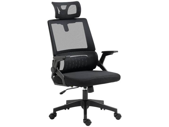 Jamb Bürostuhl Gabriella Schwarz höhenverstellbar, Textil, Metall, 60x104.5x61 cm, Büromöbel, Bürostühle, Drehstuhl