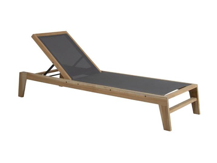 Brafab Elati Gartenliege Teak/Textilene