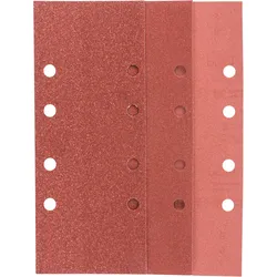 Bosch Schleifblatt-Set für Schwingschleifer, 25-teilig, 8 Löcher, 93 x 230 mm, 60-240 - 2607019499