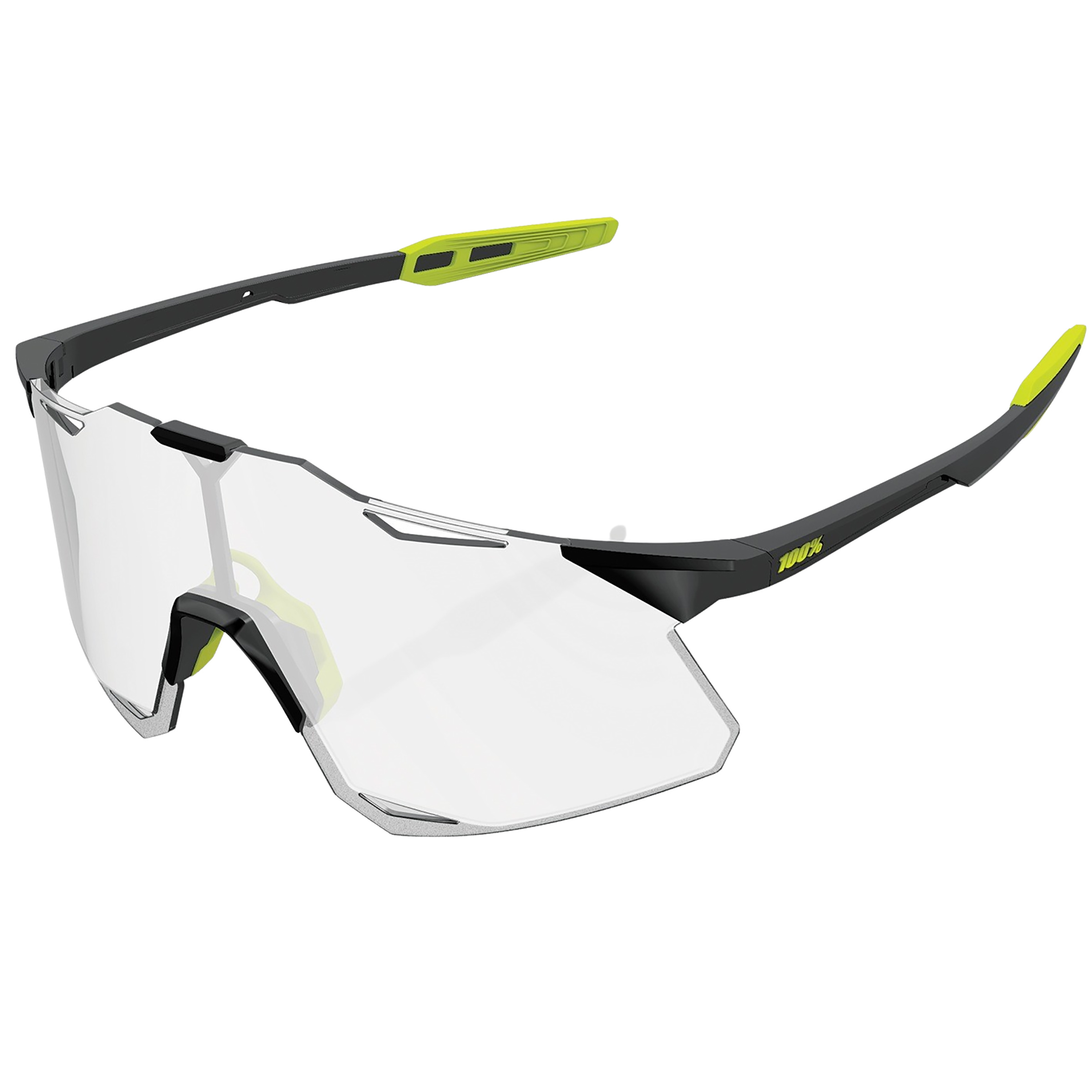 100% Hypercraft Photochromic Sportbrille Sportbrillen & Sportsonnenbrillen schwarz Camping