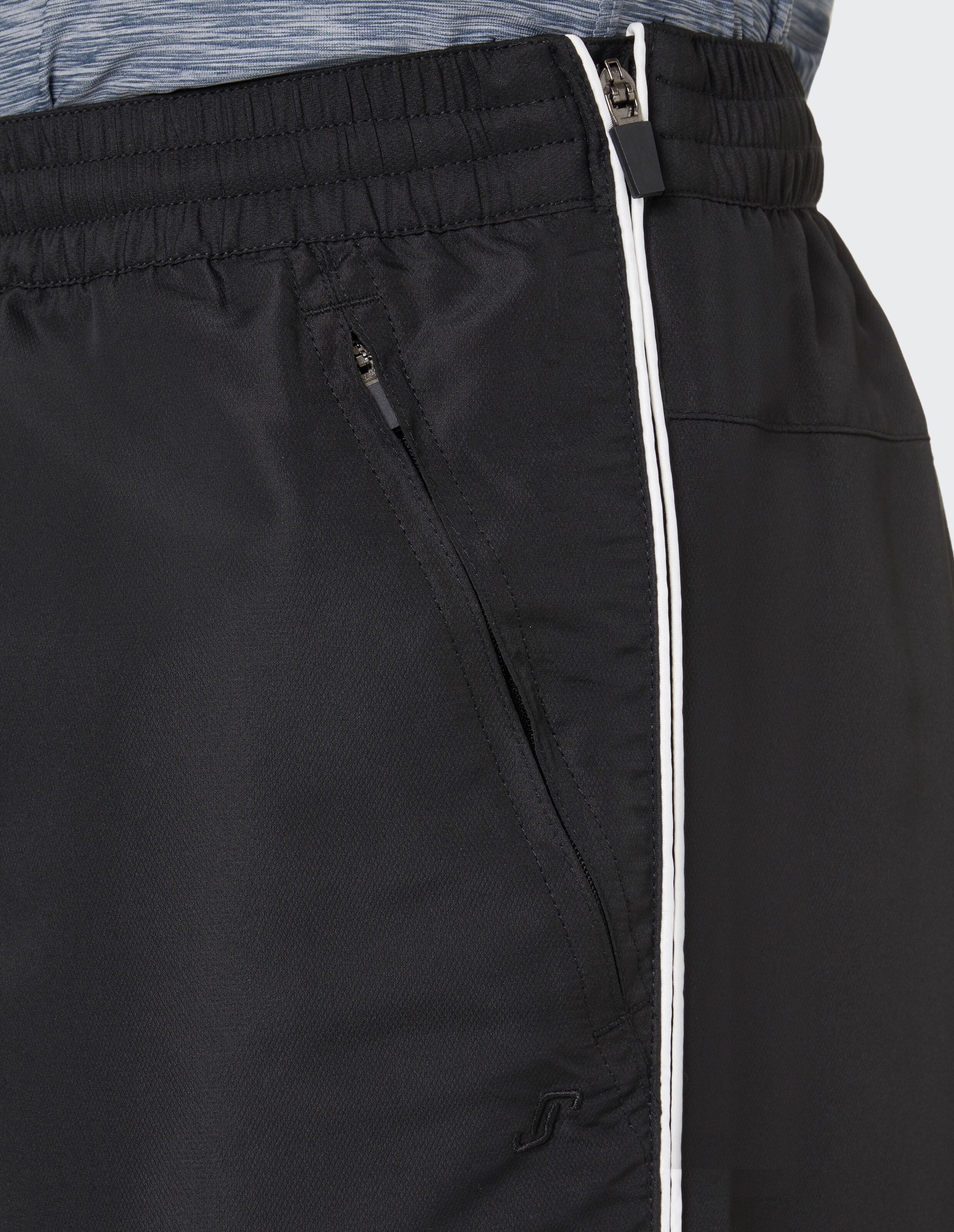 Sporthose JOY SPORTSWEAR "H WEBHOSE MICK", Damen, Gr. 56, N-Gr, schwarz, weiß, Obermaterial: 100% Polyester, Hosen Sporthose, gerader, locker gehaltener Sitz, für Erwachsene schwarz, weiß 56, N-Gr